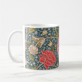 Caneca De Café Cray - Art nouveau floral print by William Morris