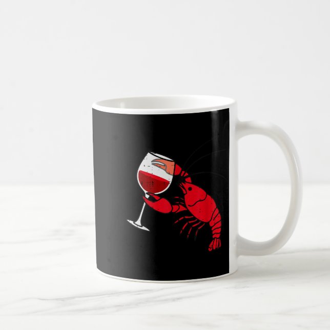 Caneca De Café Crayfish Boil Party Funny Crawfish Lobster Seafood (Direita)