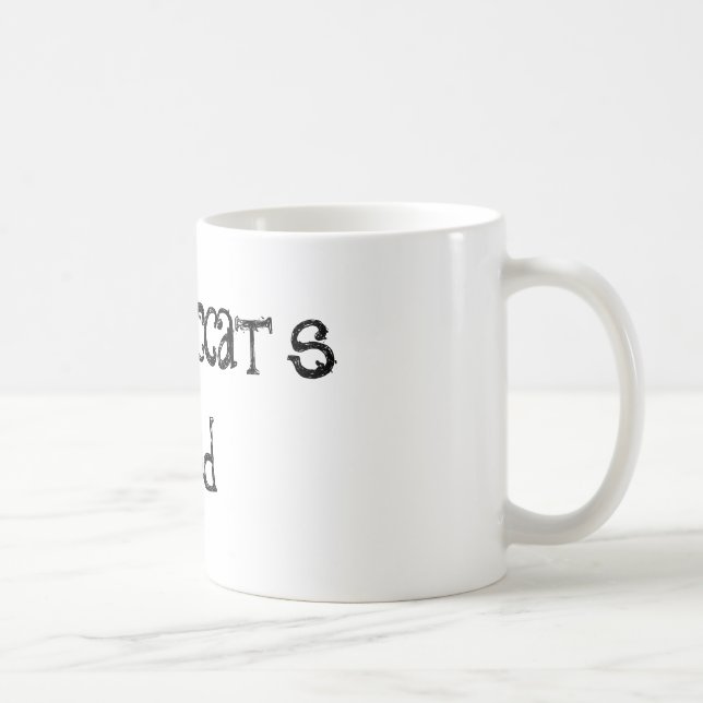 Caneca De Café Crazi Cat's Coffee Coffee Coffee Mug (Direita)