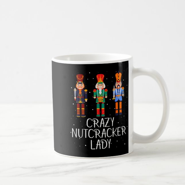 Caneca De Café Crazy Nutcracker Lady  (Direita)