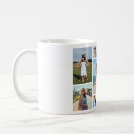 Caneca De Café Create Your Own 11 Photo Collage