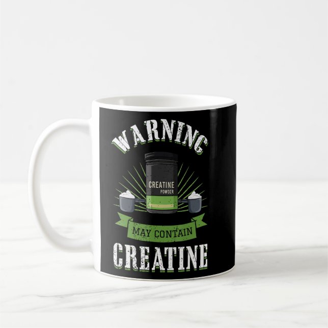Caneca De Café Creatina Mono-hidratada Pó Complemento Para Constr (Esquerda)
