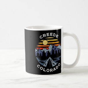 Caneca De Café Creede Colorado Montanhas Férias Acampamento Lembr