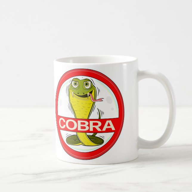 Caneca De Café Creekrat Cartoon Studios Cobra Art (Direita)