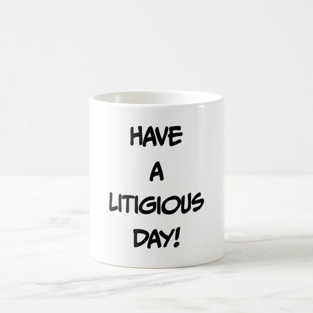 Caneca De Café Creekrat Cartoons do advogado Lawyer Mug (Centro)