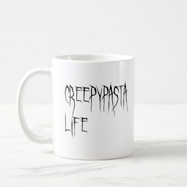Caneca De Café Creepypasta Life (Esquerda)