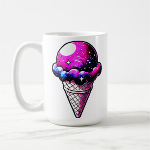 Caneca De Café Creme espacial Cone 205