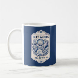 Caneca De Café Crença Cristã Versículo Bíblico Religioso Costeiro