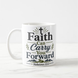 Caneca De Café Crença Pode Levar Você Adiante Citação Inspiradora