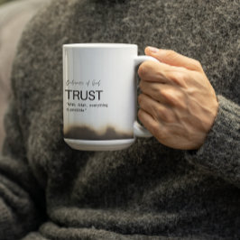 Caneca De Café Crentes de Deus - Fé