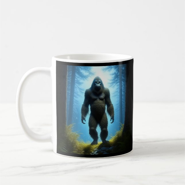 Caneca De Café Crentes do Sasquatch Bigfoot (Esquerda)