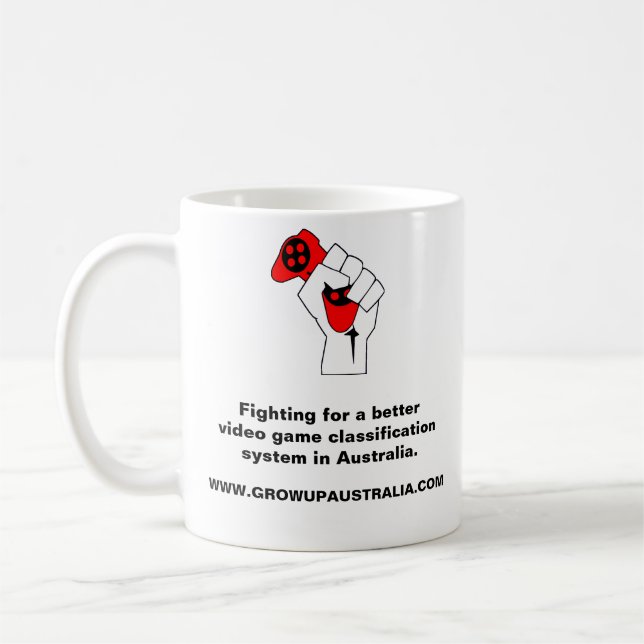 Caneca De Café Cresça acima o iMug 2,0 de Austrália (Esquerda)