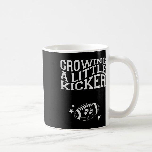 Caneca De Café Crescendo Um Pouco Futebol Kicker Ba  (Direita)