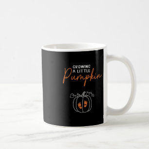 Caneca De Café Crescendo Uma Pequena Abóbora De Ação De Graças Gr