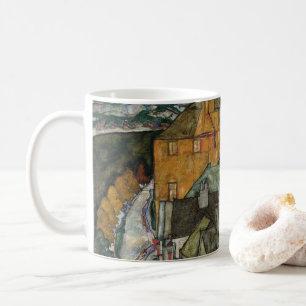 Caneca De Café Crescent of Houses II, Island Town por Egon Schiel