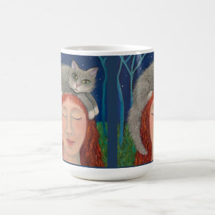 Caneca De Café Crescimento cinzento