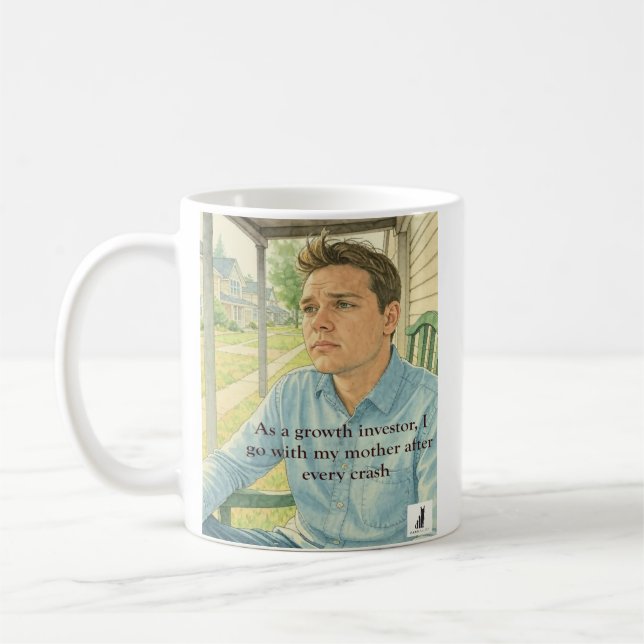 Caneca De Café Crescimento do Estoque Acidentado? Bem-vindo de vo (Esquerda)