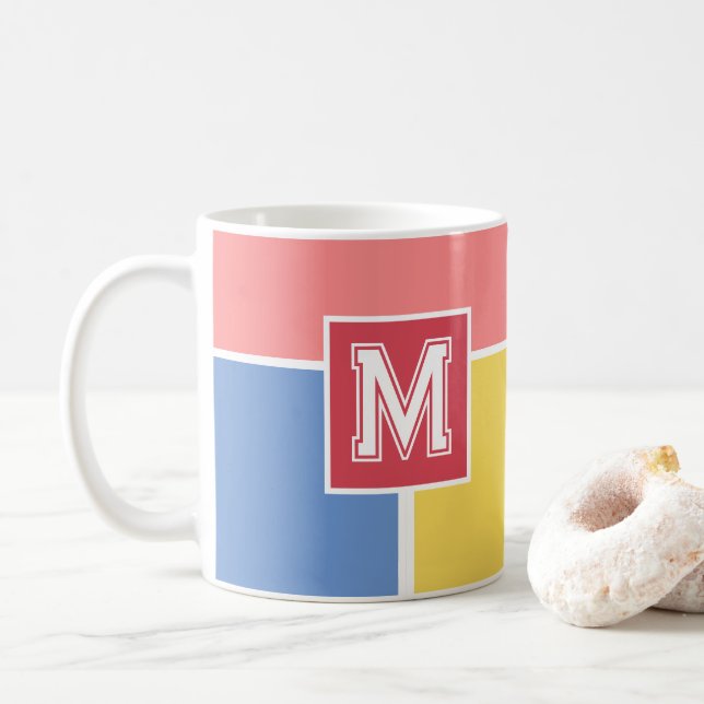 Caneca De Café Crest Moderno (Com Donut)
