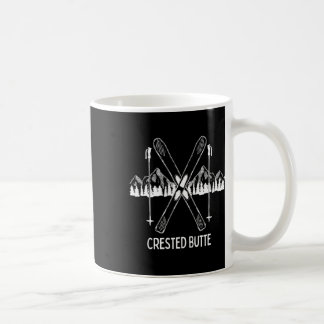 Caneca De Café Crested Butte Co Rocky Mountain Colorado Ski Neve