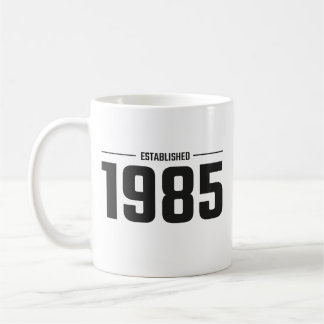 Caneca De Café Criada em 1985, Coffee Mug