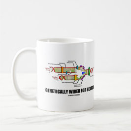 Caneca De Café Criado Geneticamente Para Procurar Humor De Replic