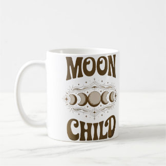 Caneca De Café Criança da Lua Wo Astronomia Estrelas
