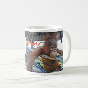 Caneca De Café Criança Doris do orangotango