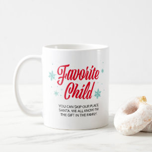 Caneca De Café Criança favorita, eu sou o Natal da Família Engr