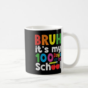 Caneca De Café Crianças 100º Dia De Escola 2024 Jovens 100 Dias D