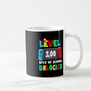 Caneca De Café Crianças 100º Do Nível De Camisa Escolar 100 Dias