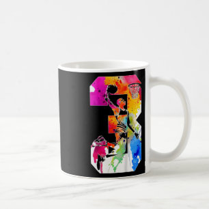 Caneca De Café Crianças 3 anos Número 3 aniversário de 3 anos de