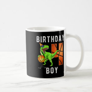 Caneca De Café Crianças 4. º aniversário para Boy Bysketbyll 4 an