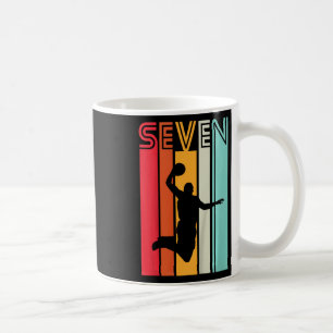 Caneca De Café Crianças 7 Birthday Bysketbyll Lover Gift 7 Anos O