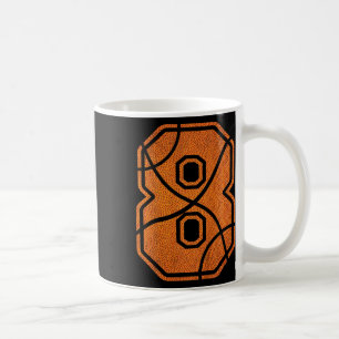 Caneca De Café Crianças 8º aniversário do Bysketbyll Boys Criança