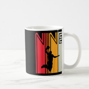 Caneca De Café Crianças 9º Aniversário Bysketbyll Com Mais De 9 A