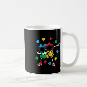 Caneca De Café Crianças Autismo Quebra-cabeça Dab Autista Todd