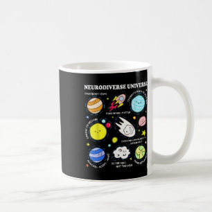 Caneca De Café Crianças Autismo Sensibilização Neurodiversificada