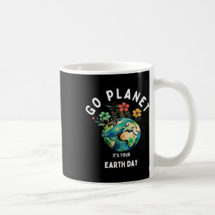 Caneca De Café Crianças Cortam O Dia da Terra Planeta Seu Dia da 