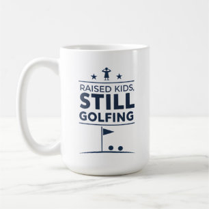 Caneca De Café Crianças Criadas Ainda Jogando Golfe Humor de Golf