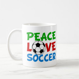 Caneca De Café Crianças Cuecas do Futebol de Paz e Amor