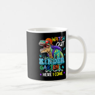 Caneca De Café Crianças Cuidado Com O Jardim De Infância Aqui Eu