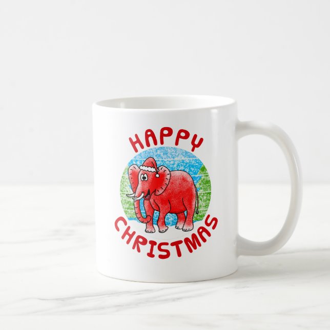 Caneca De Café Crianças da Natureza Selvagem de Animais de Natal  (Direita)