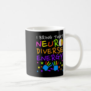 Caneca De Café Crianças da Neurodiversidade Meninos Autismo Sensi