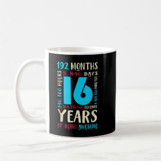 Caneca De Café Crianças de 16 anos Presentes com 16 anos Meninas
