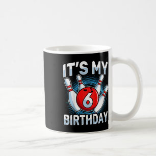 Caneca De Café Crianças de 6 anos Boliche Festa de aniversário Bo