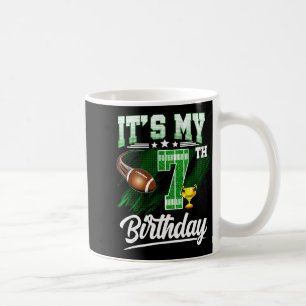 Caneca De Café Crianças de 7 anos É meu 7º aniversário Tema de fu