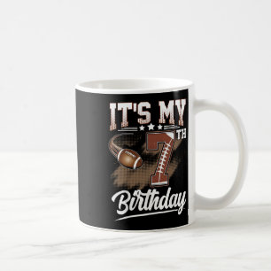 Caneca De Café Crianças de 7 anos É o meu 7 de aniversário de fut
