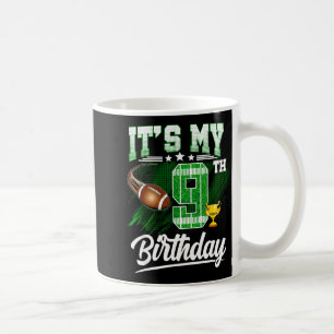 Caneca De Café Crianças de 9 anos É meu 9º aniversário Tema de fu