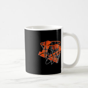Caneca De Café Crianças de basquete de aniversário de 12