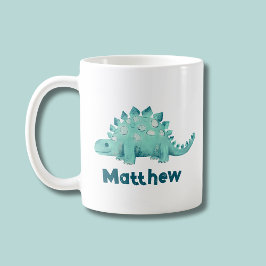 Caneca De Café Crianças dinossauro estegossauro